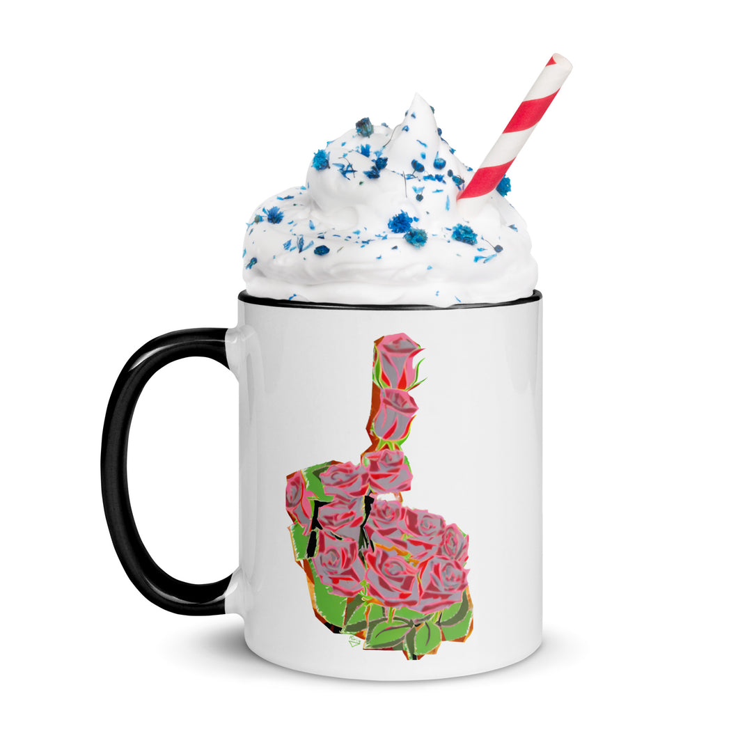 Fing - Fresh Fing Flowers - Mug with Color Inside