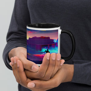 Cowboys - Don't go in if you don't know the way out - Mug with Color Inside