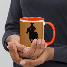Load image into Gallery viewer, Cowboys - “Speak your mind, but ride a fast horse.” ~ Texas Bix Bender - Mug with Color Inside
